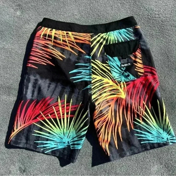 HURLEY Tropical Surf Board shorts/ Swim Trunks - Size 30 - Picture 2 of 9